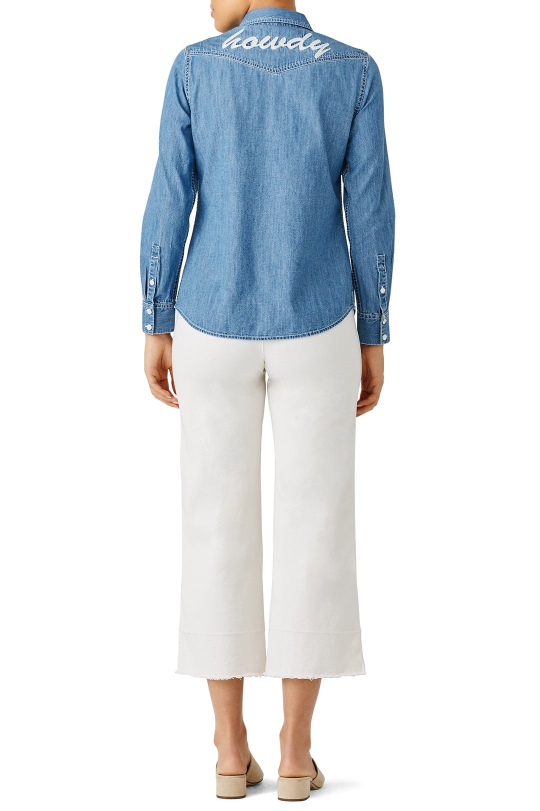 Chambray Button Down by Draper James 1