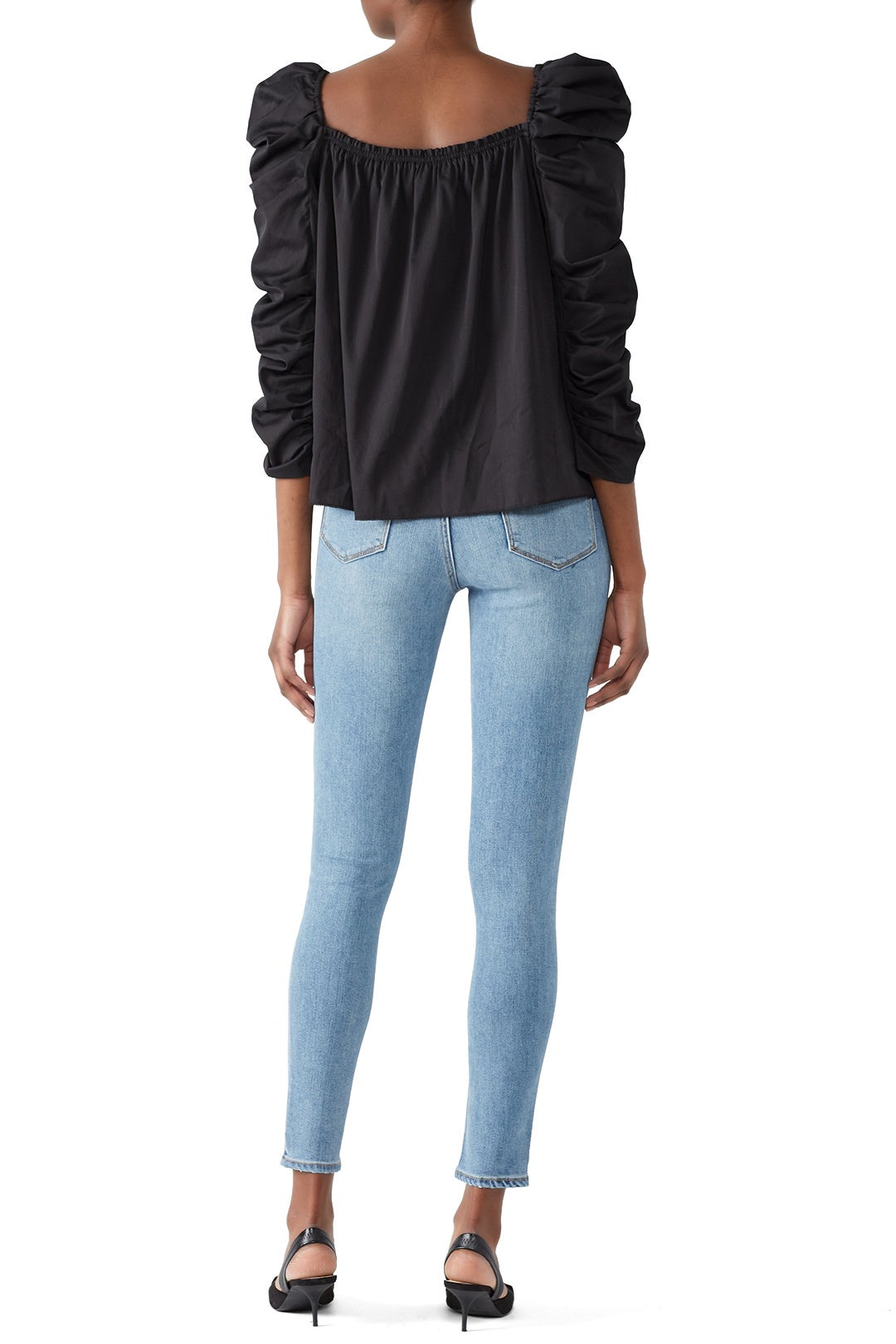 Poplin Square Neck Blouse by kate spade new york 2