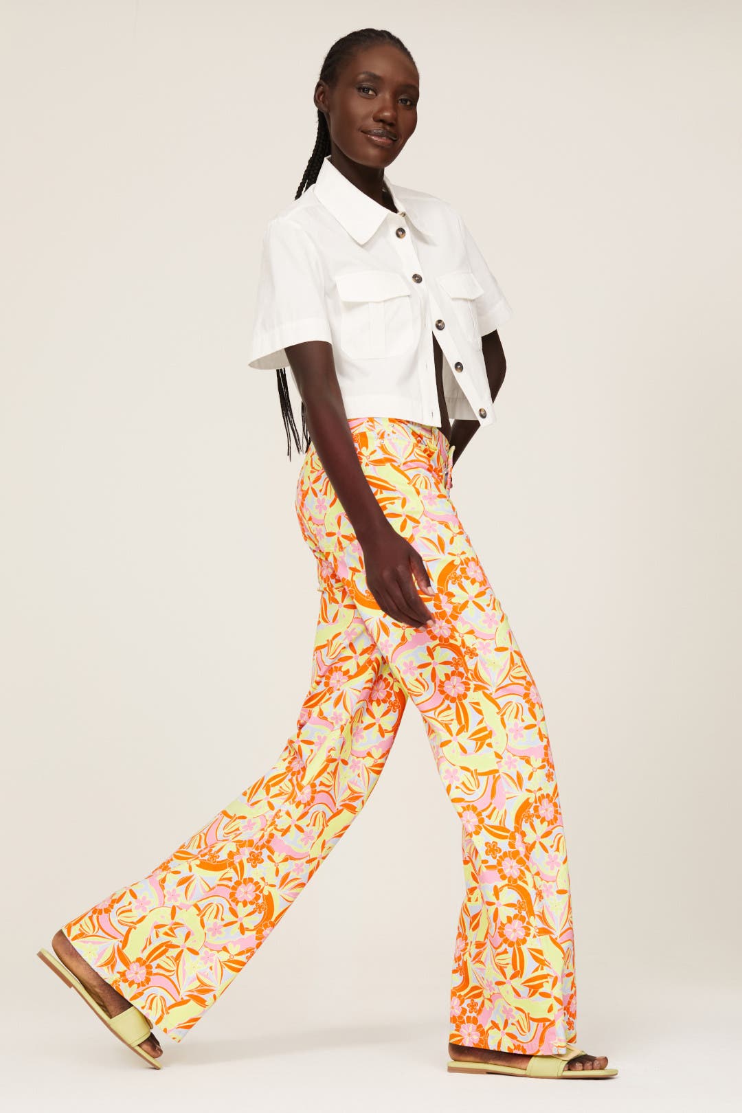 Fearless Floral Pants by Nicole Miller | Rent the Runway