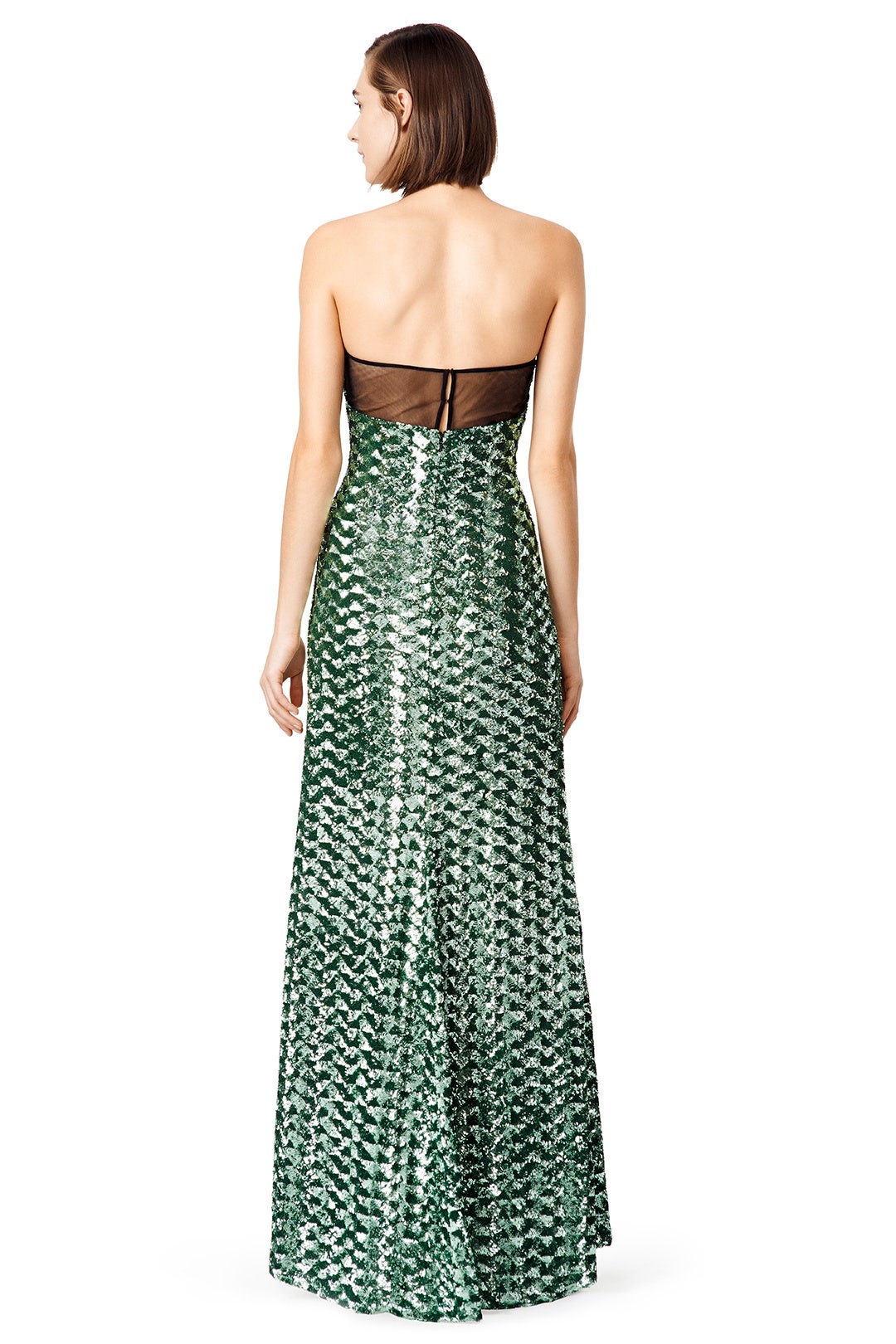 Emerald Rush Gown by Badgley Mischka 1