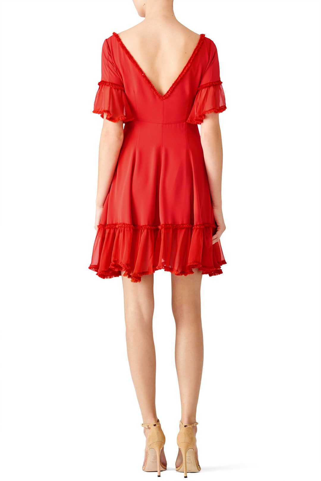 Red Dianne Dress by Cinq à Sept 1