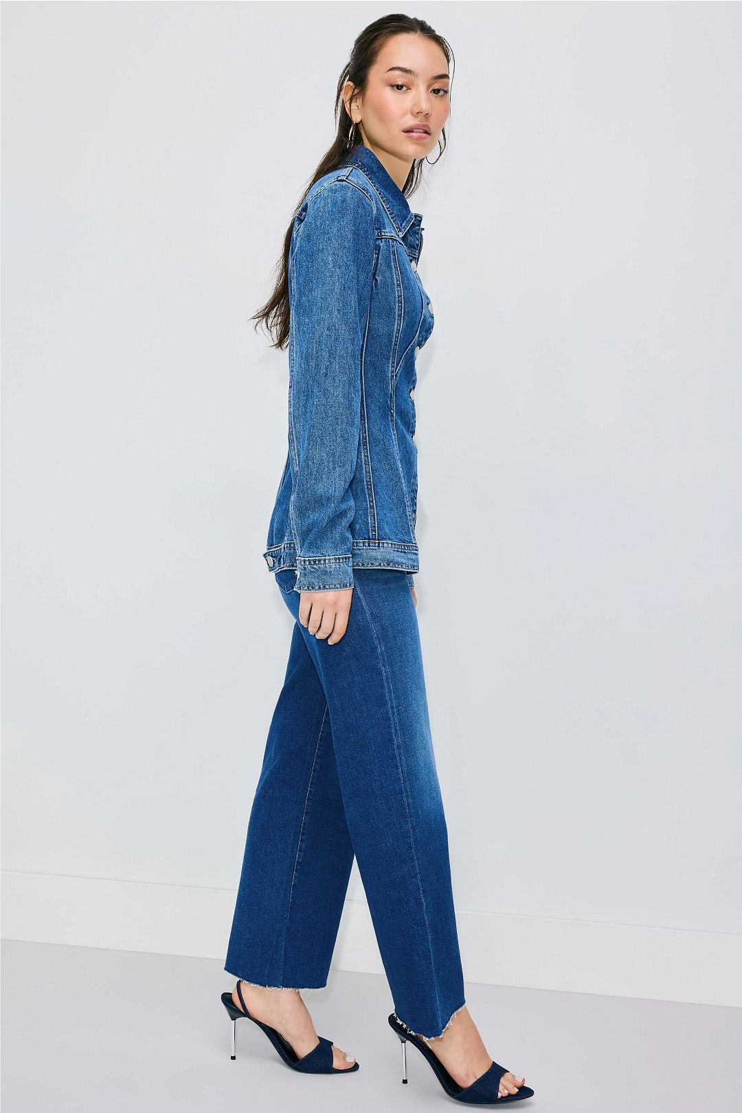 Denim Peplum Top by DL1961 1