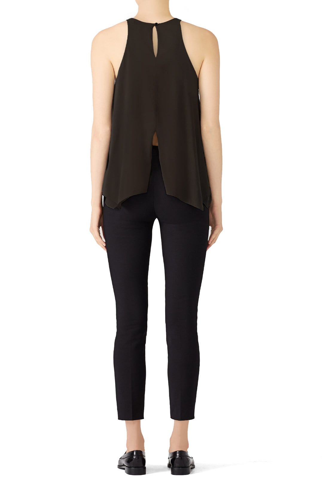 High Neck Cami by HALSTON 2
