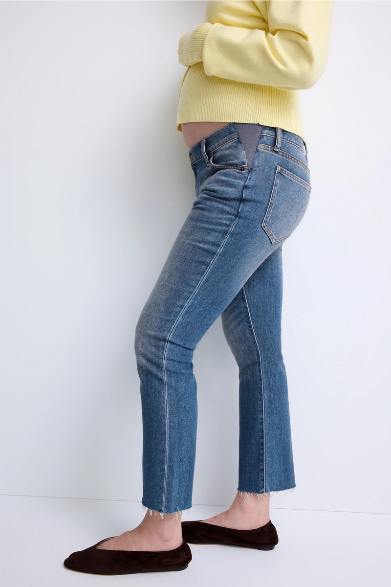 Crop Maternity Jean by HATCH - Photo 1