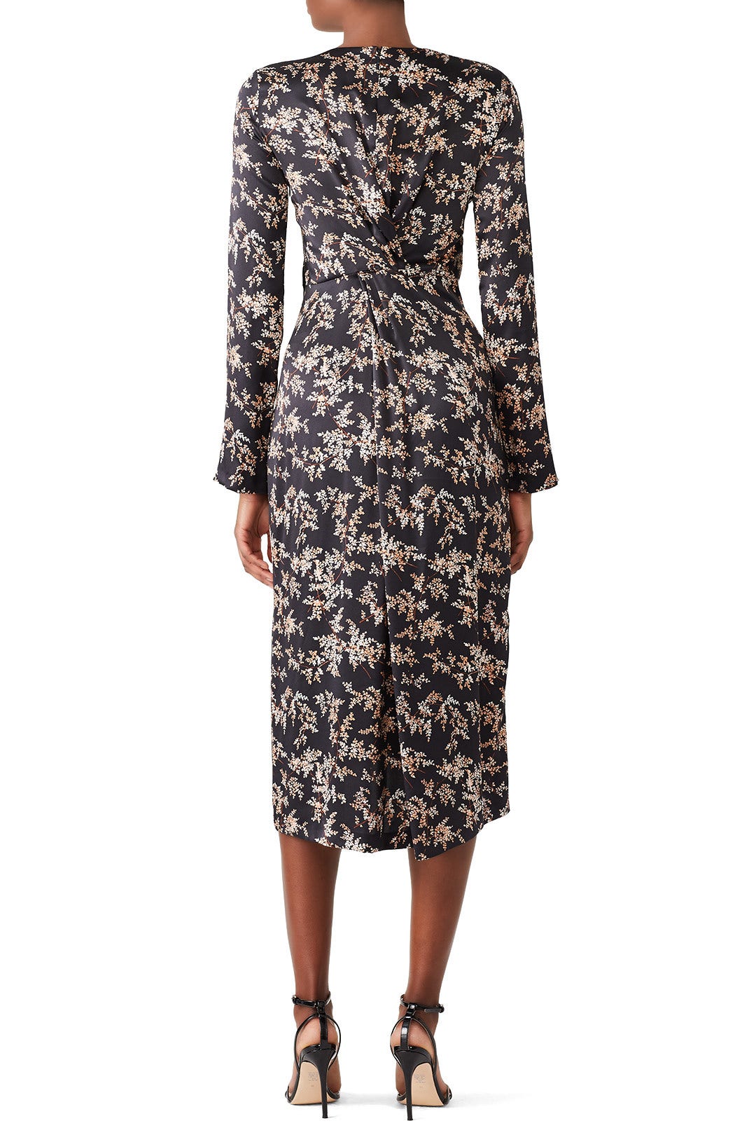 Eden Branch Twist Drape Dress by VINCE. 1