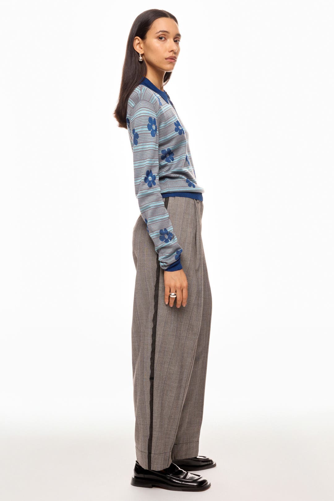 MARNI 花柄ニット Striped Flower Sweater by Marni | Rent the Runway