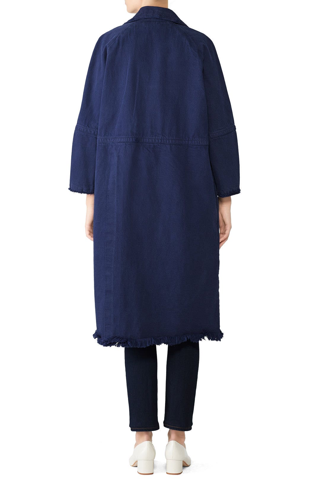 Distressed Denim Parka by Victor Alfaro 1