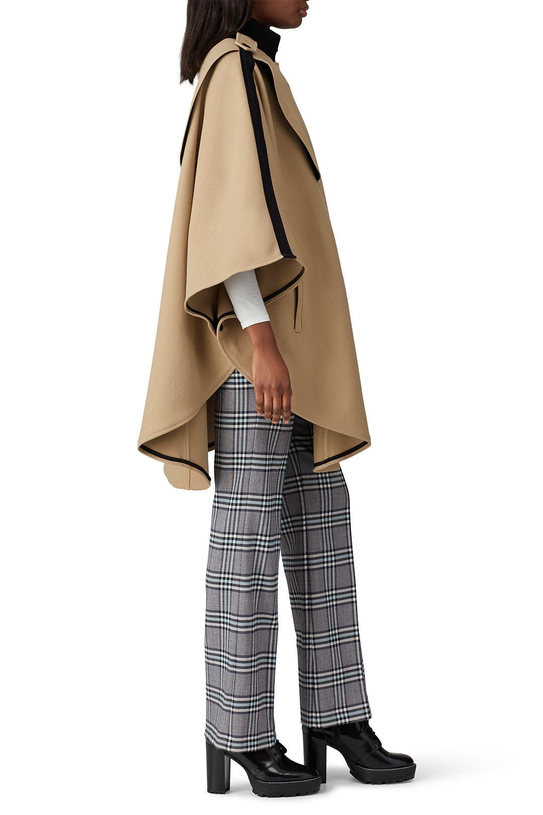 Brown Cape Coat by See by Chloé | Rent the Runway
