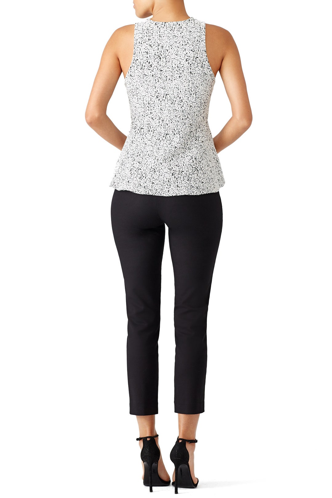 Grey Colisha Peplum Top by Theory 2