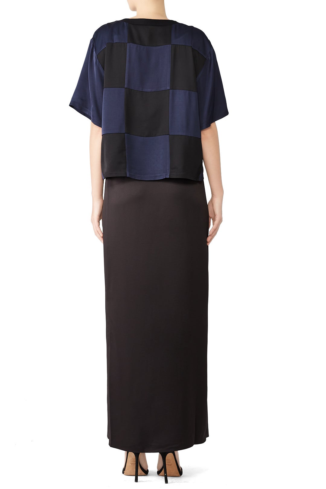 Nova Oversized Check Top by Cynthia Rowley 1