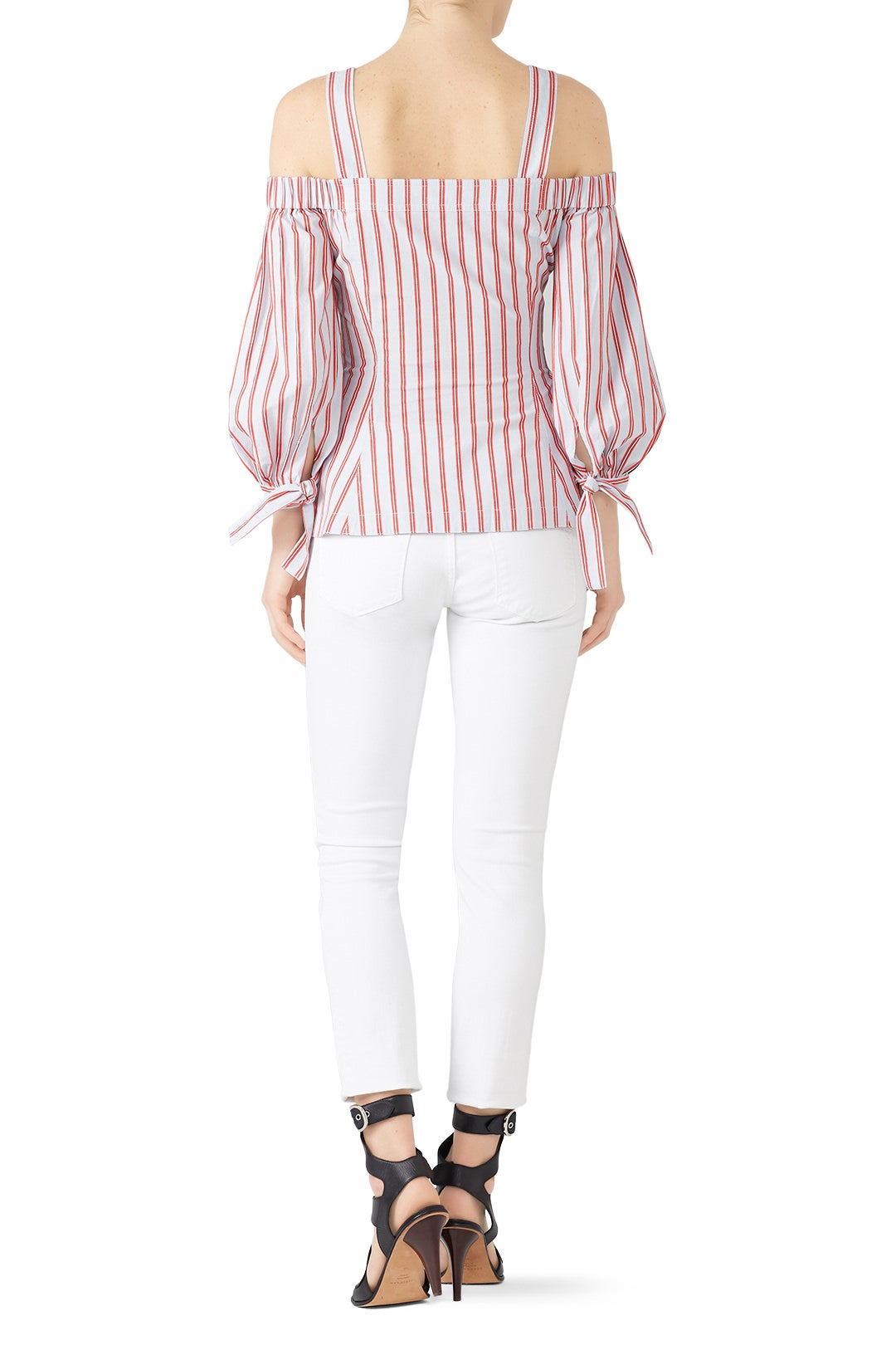 Buttoned Bell Sleeve Top by Derek Lam 10 Crosby 2