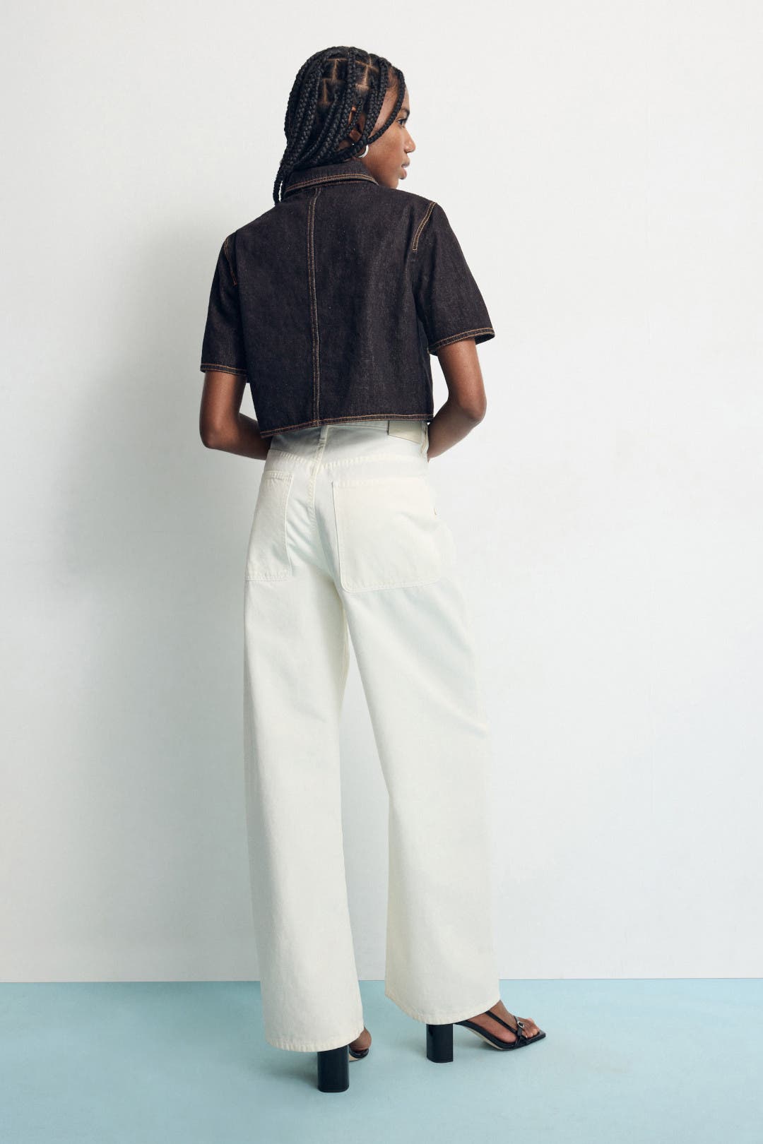 HALSTON DENIM TOP by Lioness | Rent the Runway