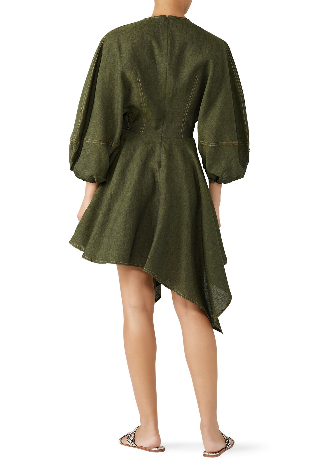 Curved Sleeve Dress by Marques' Almeida 1