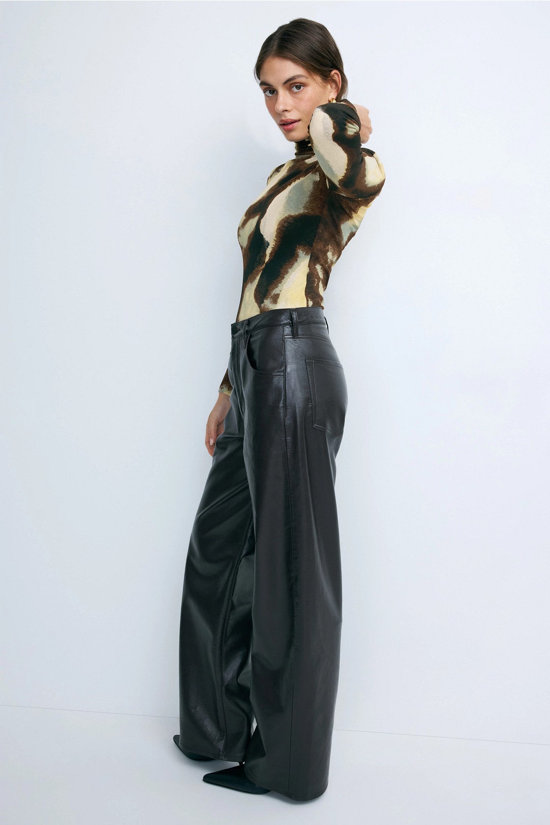 Nayeli Tie Dye Turtleneck Top by Nanushka 1