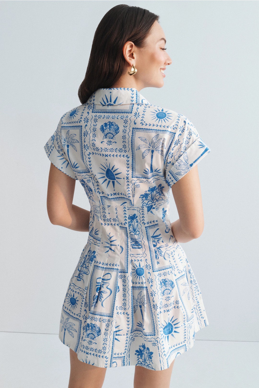 Pleat Detail Mini Dress by Peter Som x RTR 2