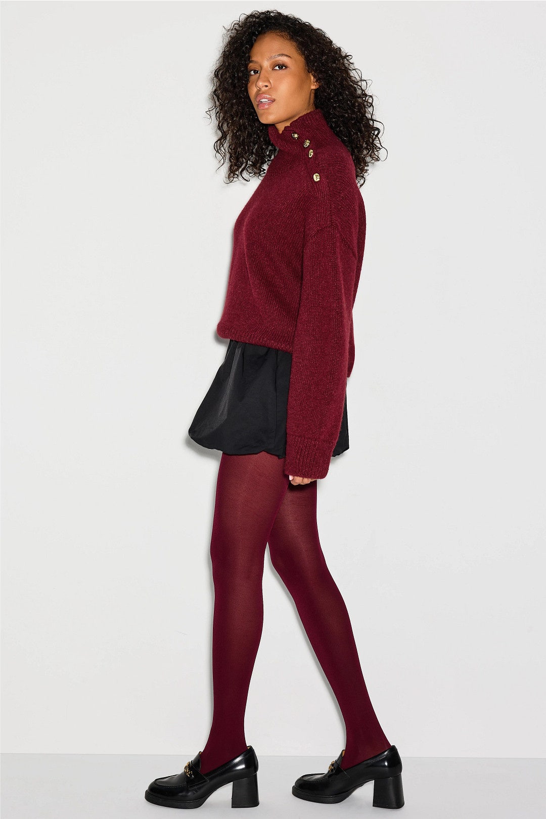 Turtleneck With Bauble Buttons by kate spade new york 1