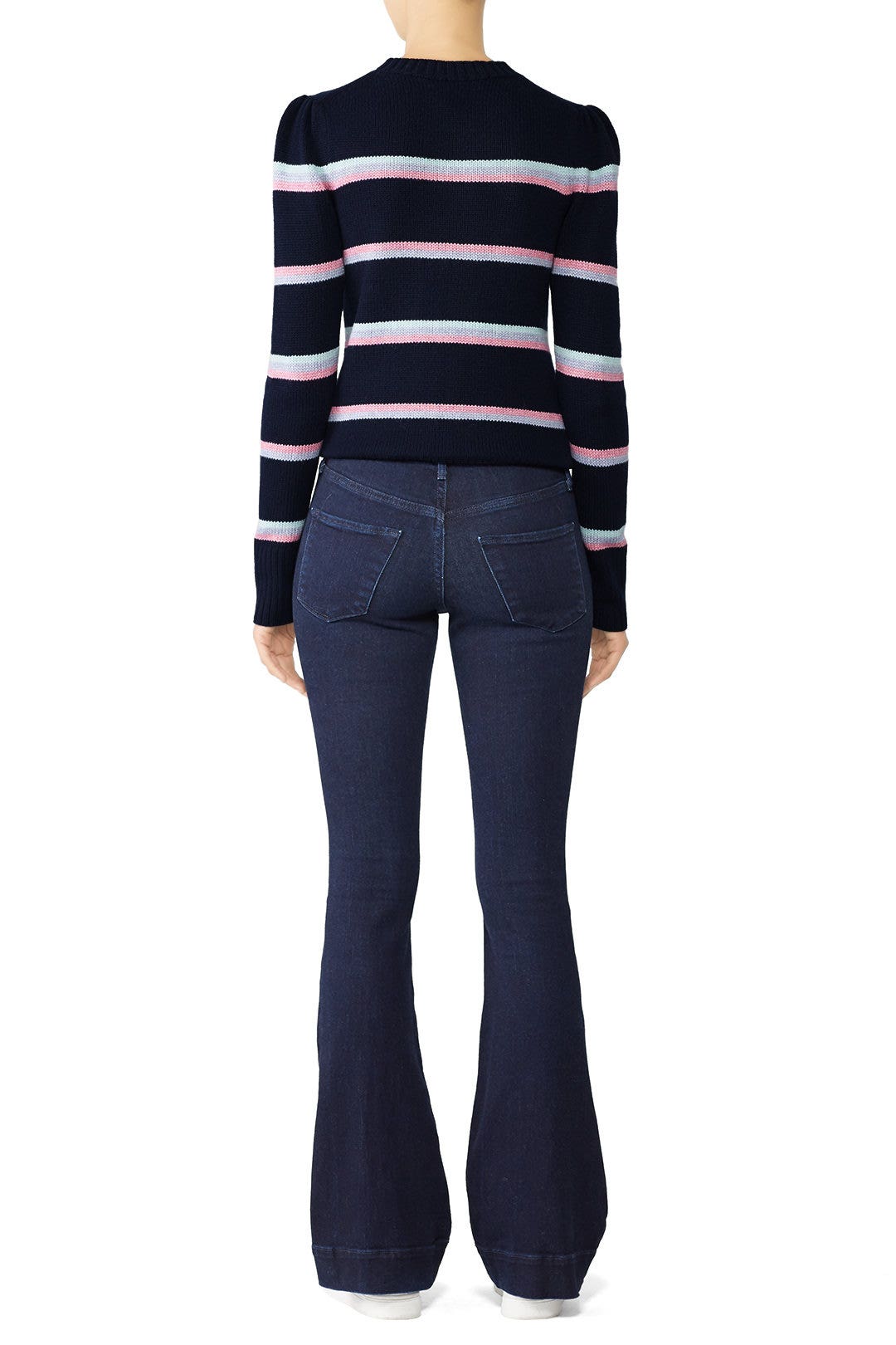 Multi Stripe Pullover by La Vie Rebecca Taylor 2