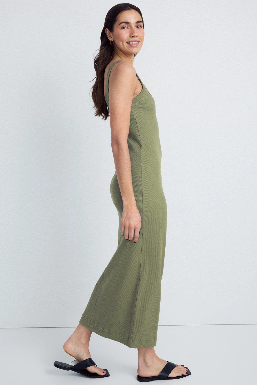 Lio Ribbed Midi Dress by By Malene Birger 1