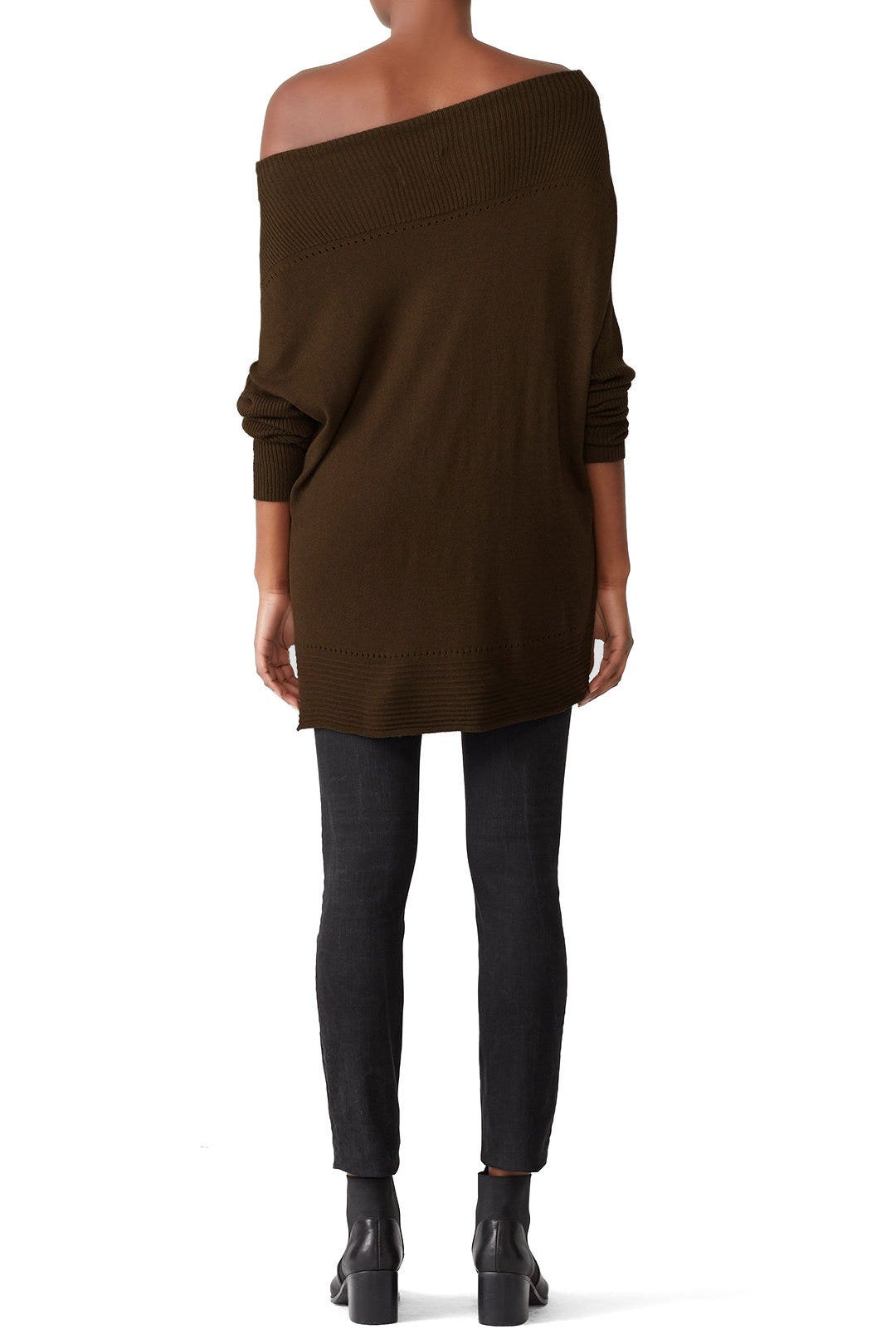 Green Knit Tunic by Michael Stars 2