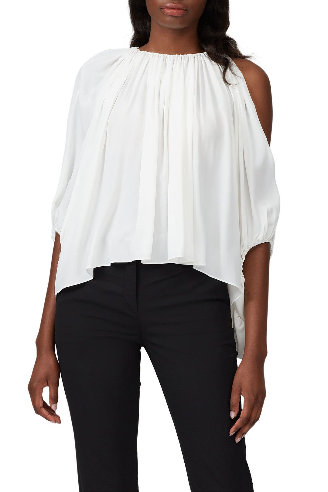 Cold Shoulder Draped Top by MUGLER 2