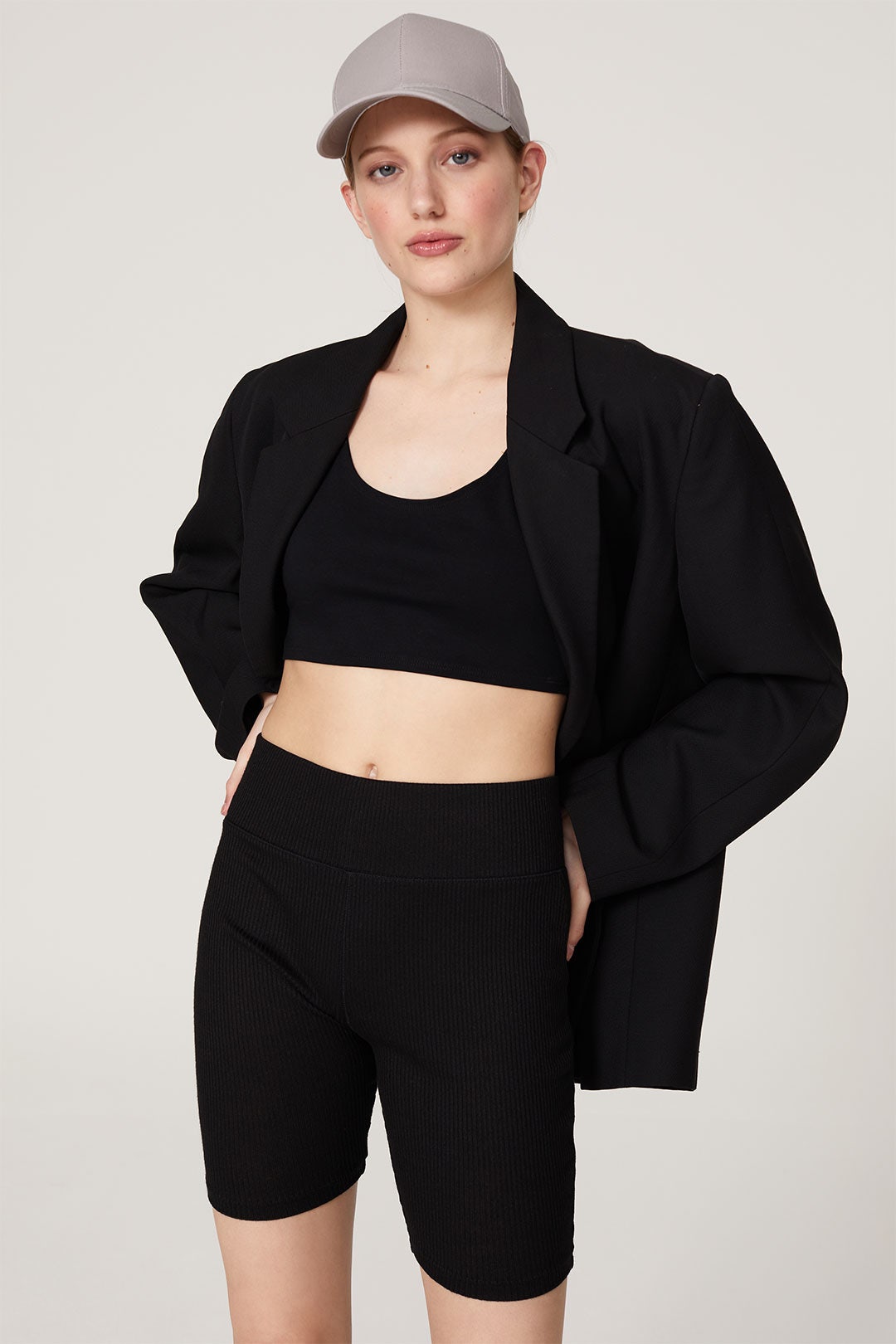 Knit Ribbed Bike Shorts by rag & bone JEAN 1