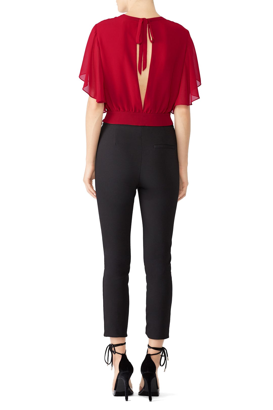 Tasha Flutter Sleeve Top by Rebecca Minkoff 2