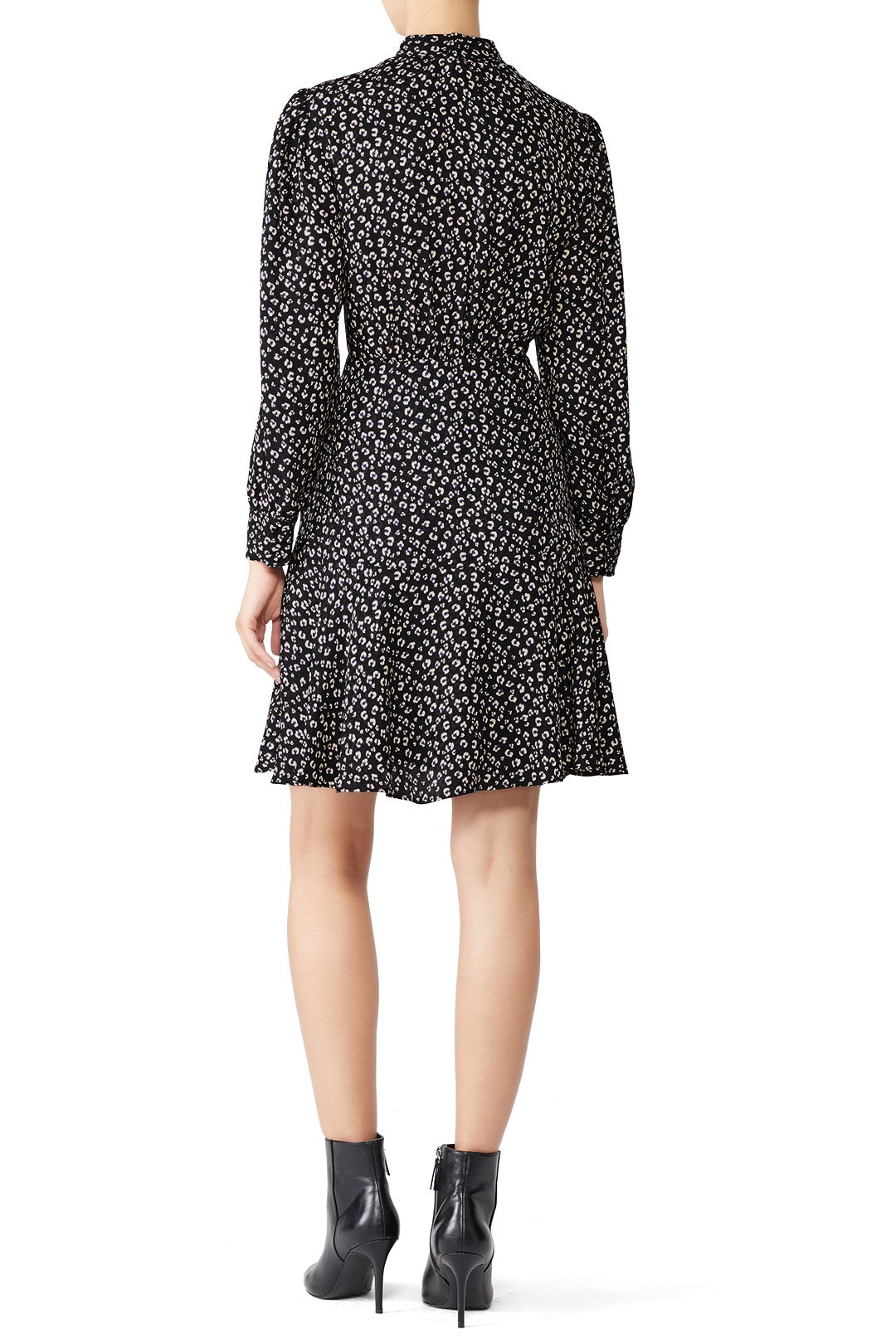 Long Sleeve Mini Cheetah Dress by Rebecca Taylor NYC 1