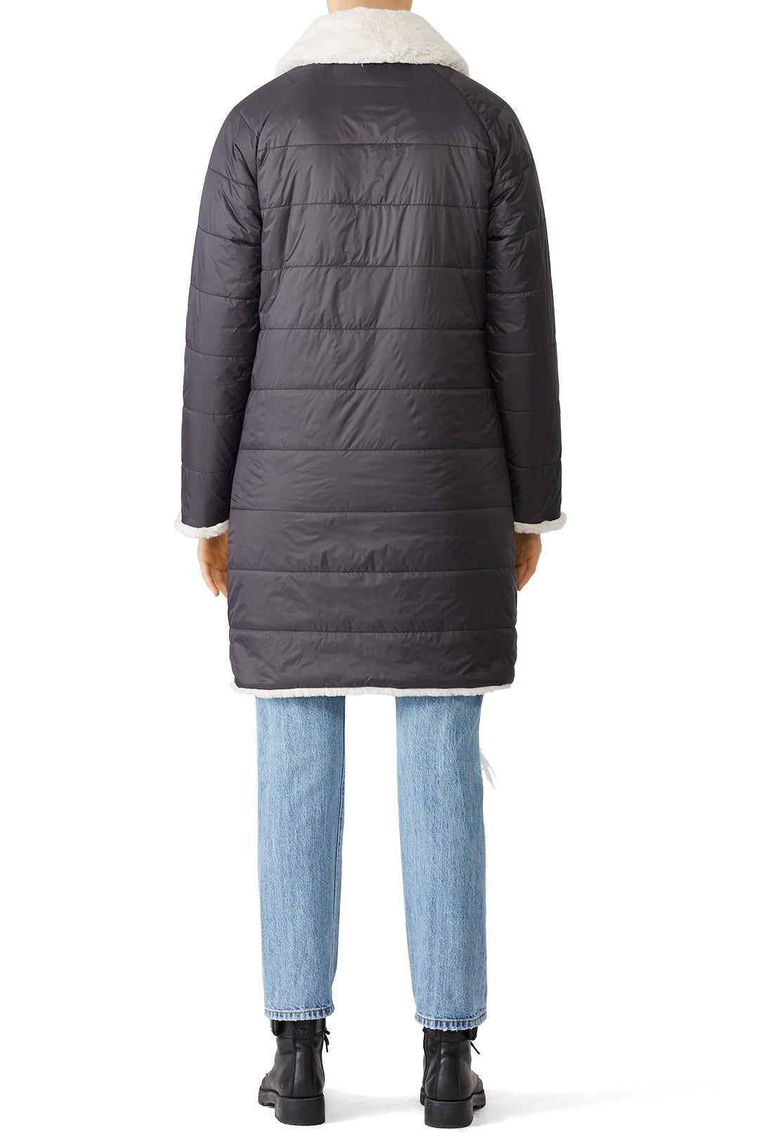 2 Be Real Faux Fur Puffa Coat by Sanctuary 2