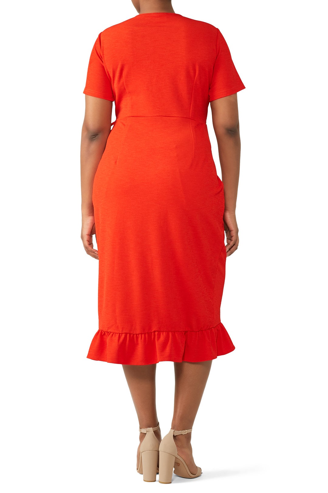 Frill Wrap Dress by LOST INK 1