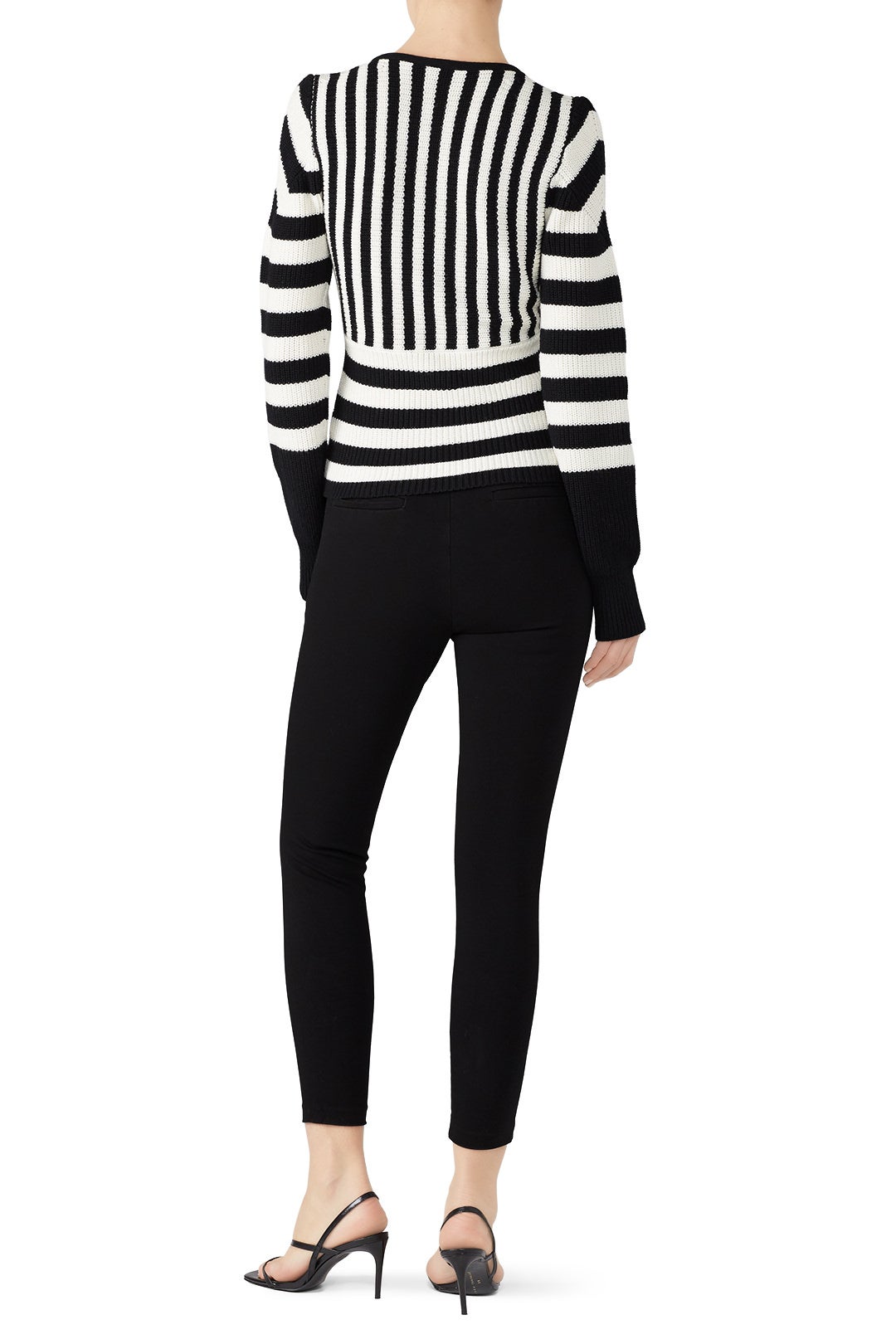 Striped Crossover Sweater by Tome 1