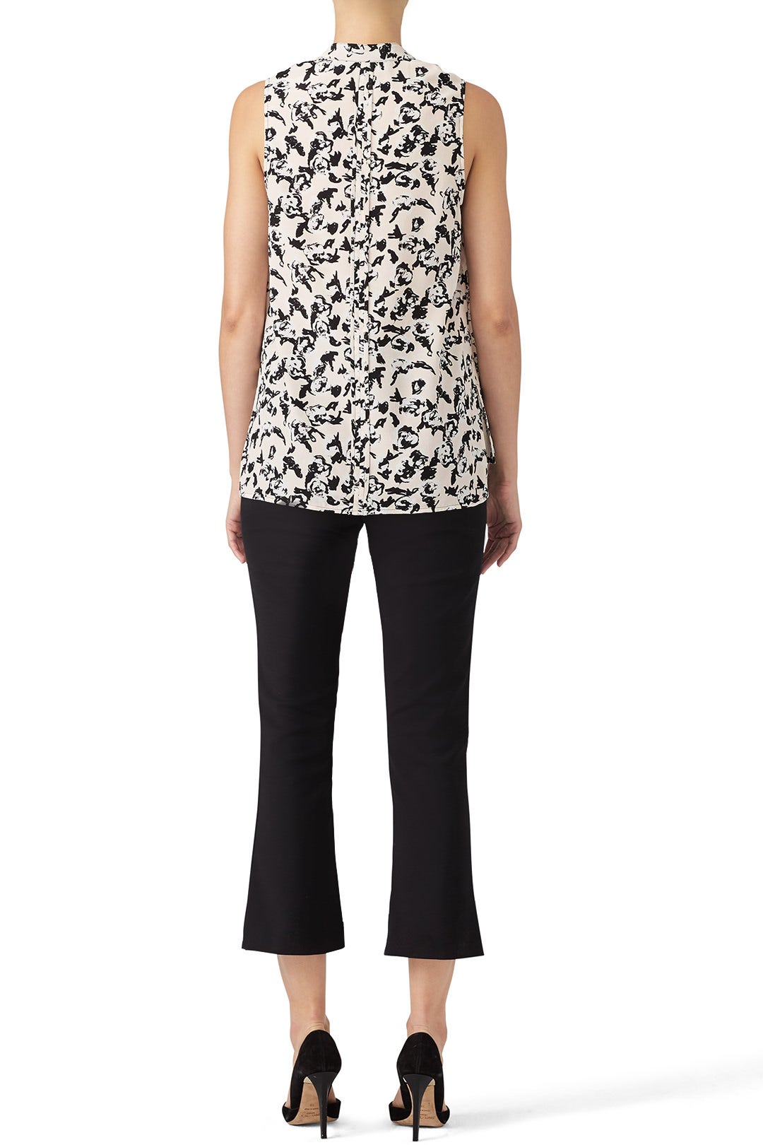 Scribble Rose Ruffle Top by Proenza Schouler 2