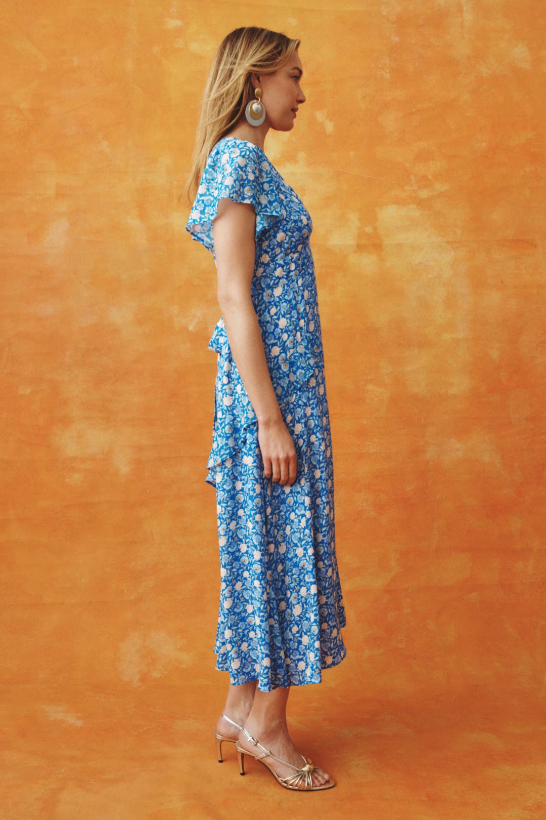 VIP【関税送料無料】希少 RIXO HAVANA FLORAL BLUE MIX DRESS RIXO Blue Floral Dress | Pickle
