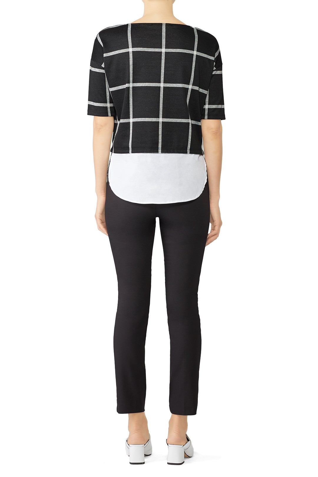 Windowpane Two Tone Top by Slate & Willow 2