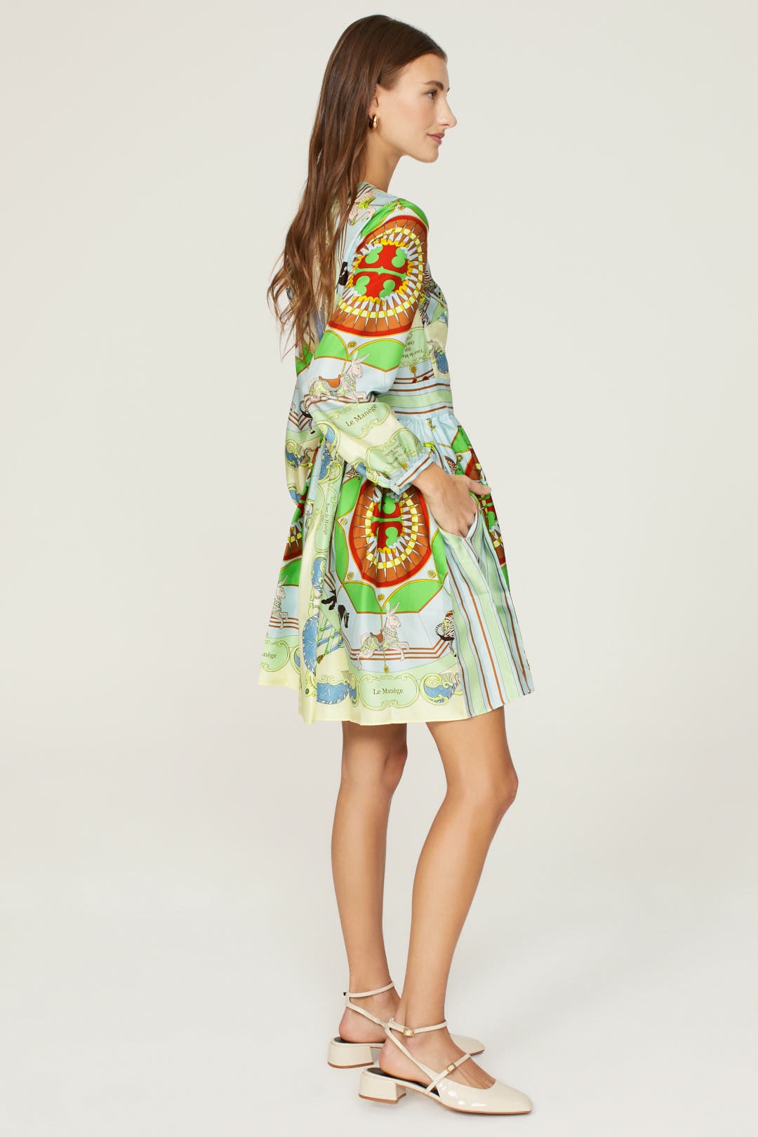 【着るだけ可愛い♪】Tory Burch SHORT TUNIC DRESS Carousel Short Tunic Dress by Tory Burch | Rent the Runway