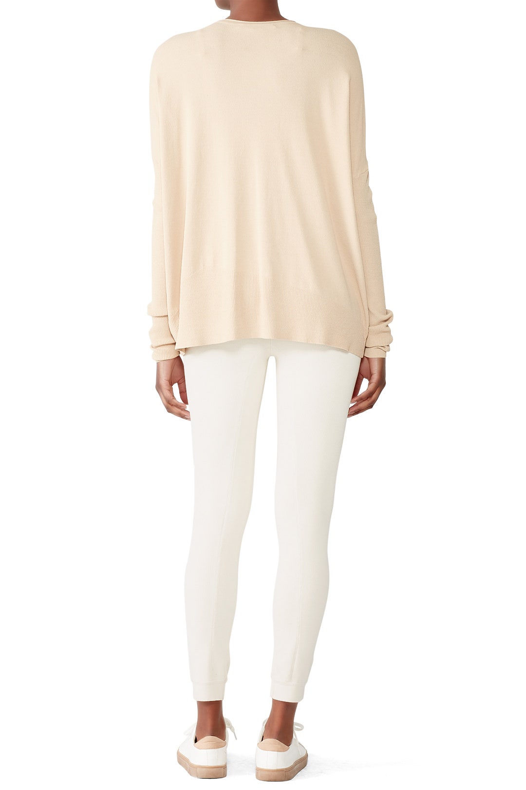 Ivory Athletic Leggings by Victor Alfaro 1