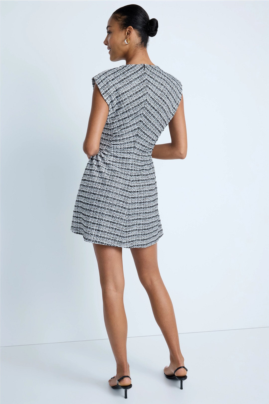 Tweed Cap Sleeve Mini Dress by Donna Morgan 2