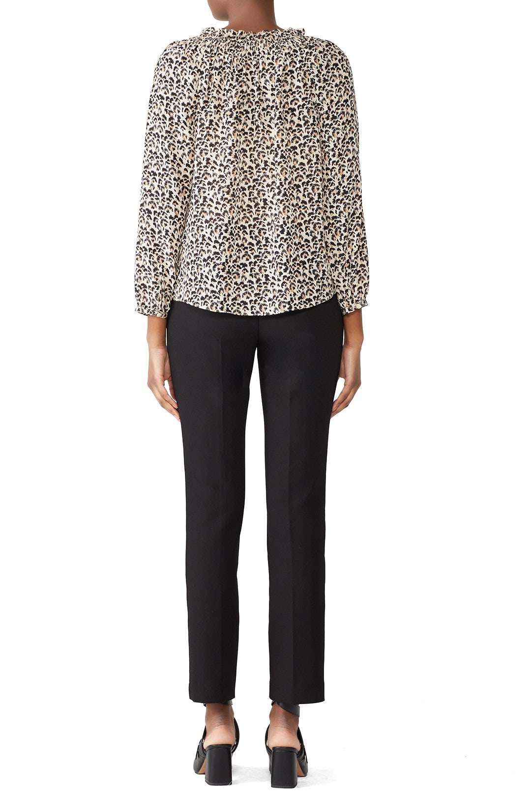 Long Sleeve Leopard Top by Rebecca Taylor NYC 2