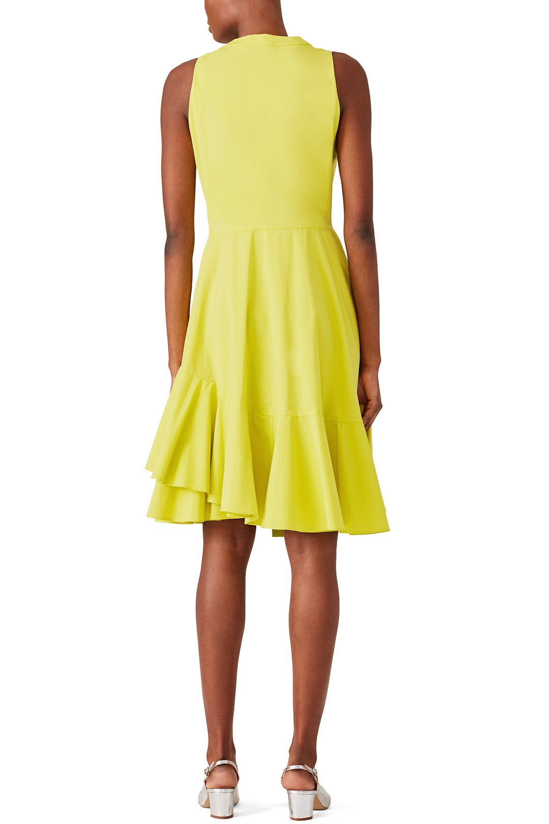 Citron Sleeveless Dress by Josie Natori 2