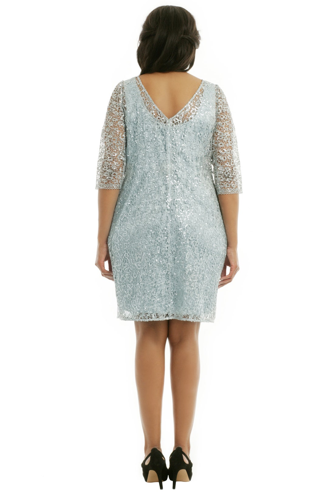 Clear Blue Skies Sheath by Kay Unger 2