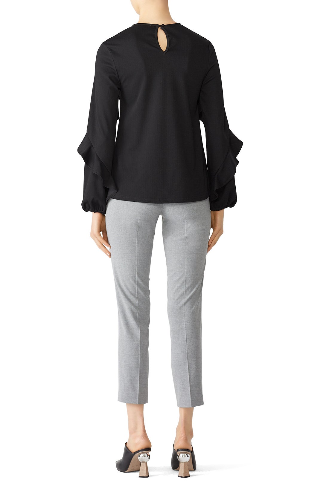 Allure Frill Sleeve Top by Shilla 1