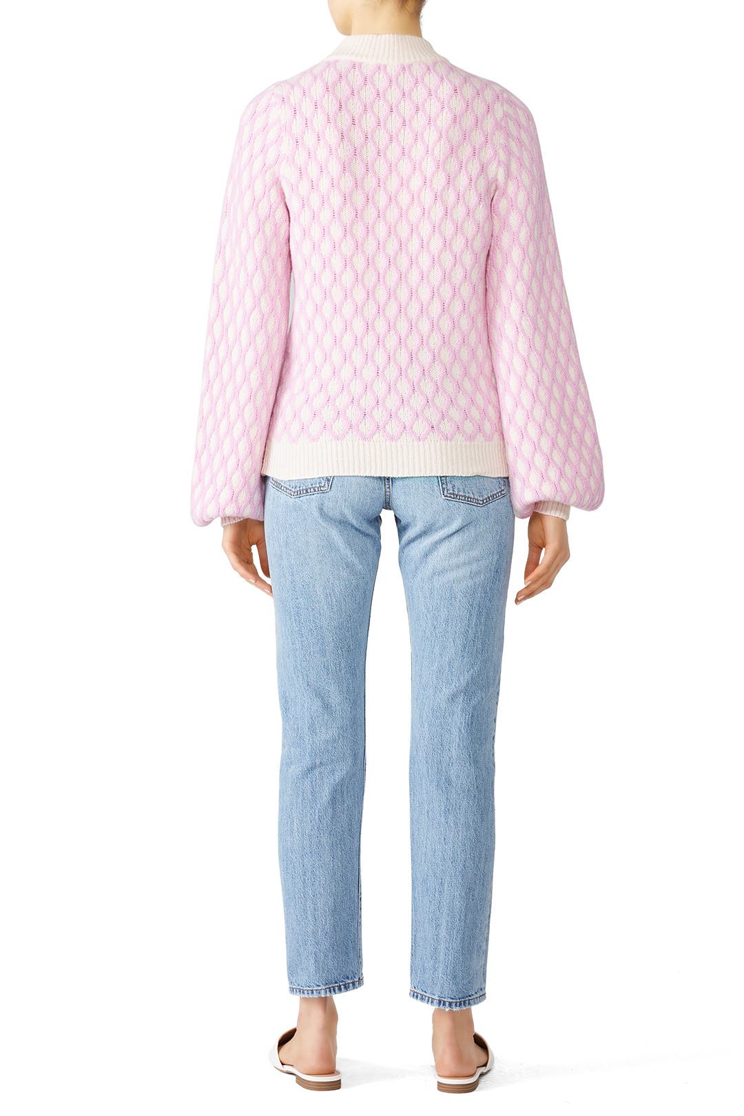Pink Carlo Sweater by STINE GOYA | Rent the Runway
