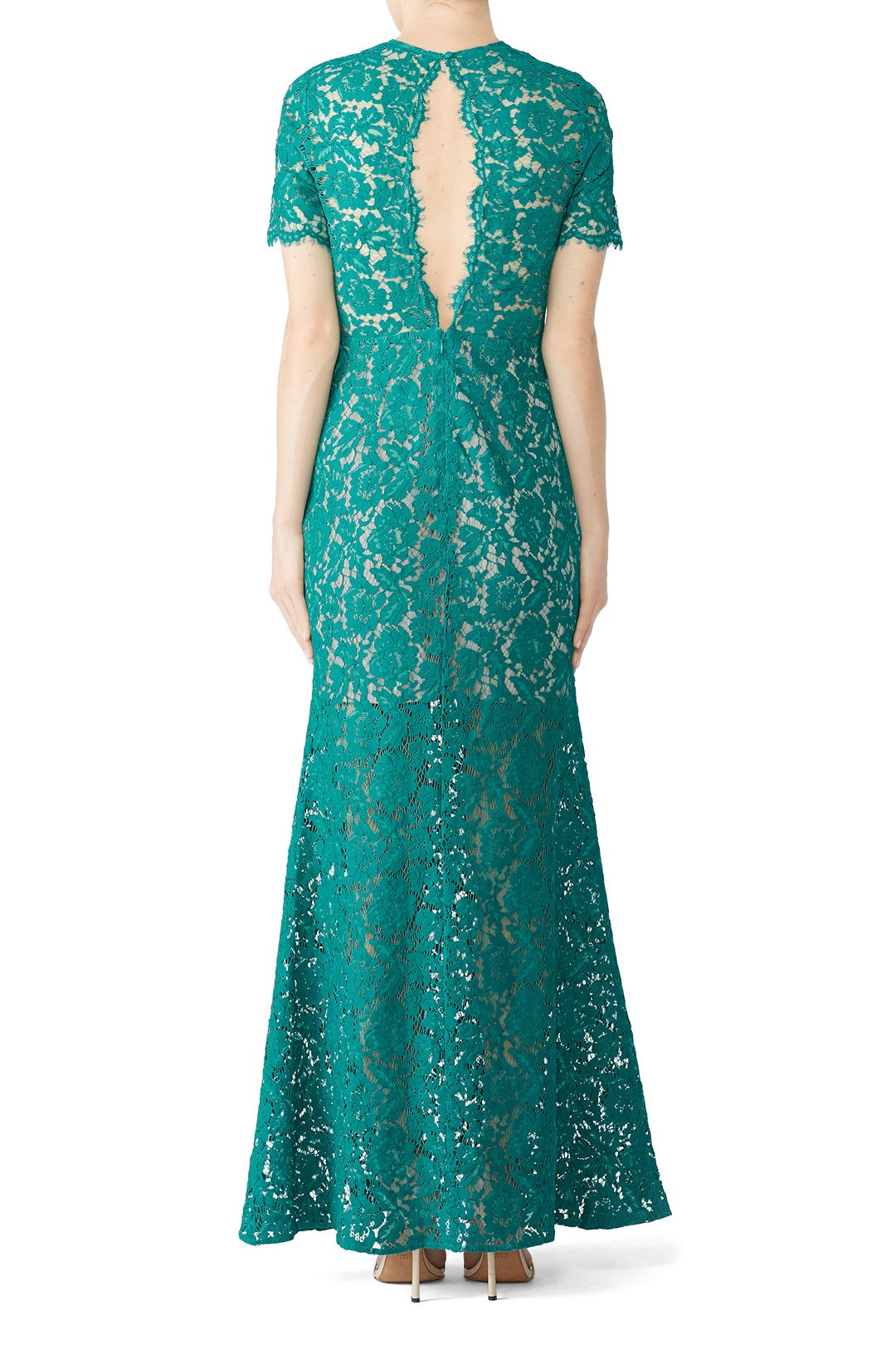 Green Star Crossed Gown by Aijek 2