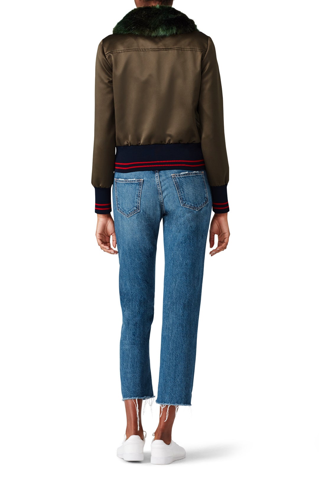 Fur Trim Nylon Bomber by Harvey Faircloth 2