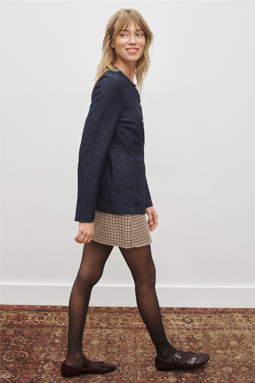 Denim Collarless Jacket by Madewell 1