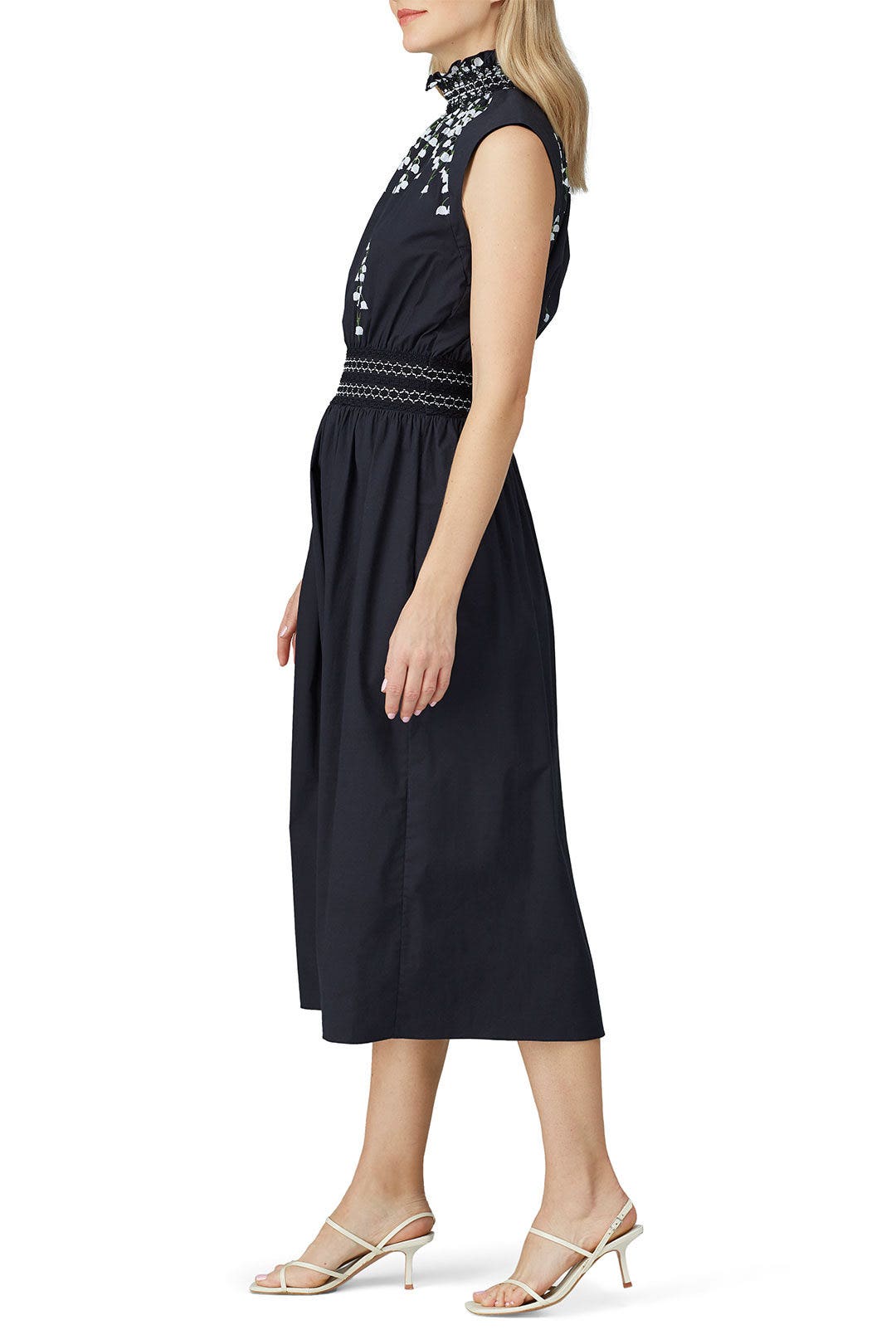 Poplin Smocked Waist Dress by Adam Lippes 1