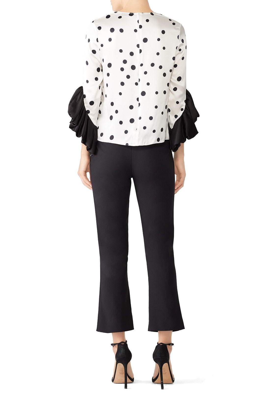 Polka Dot Fern Blouse by AMUR 1
