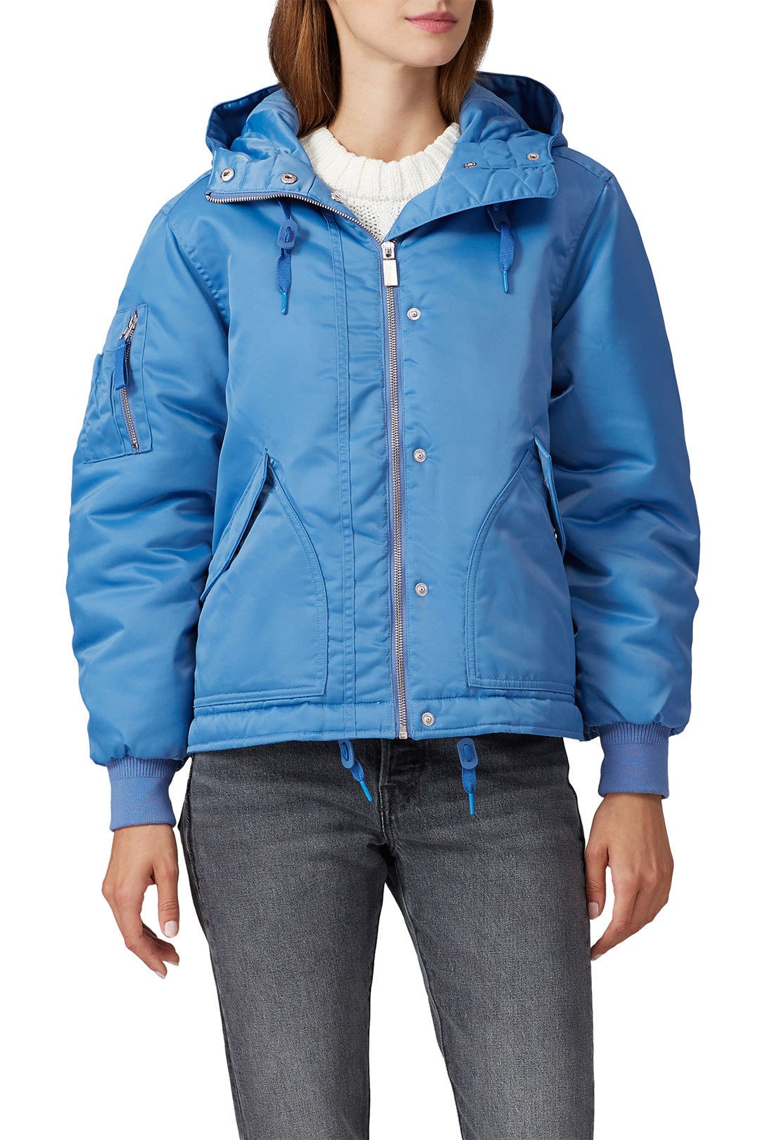 Insulated Drawstring Bomber by Hunter 2