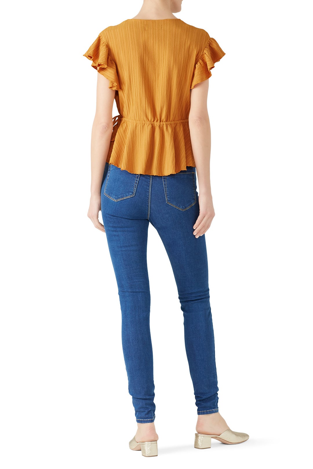 Selina Side Tie Frill Top by MINKPINK 2