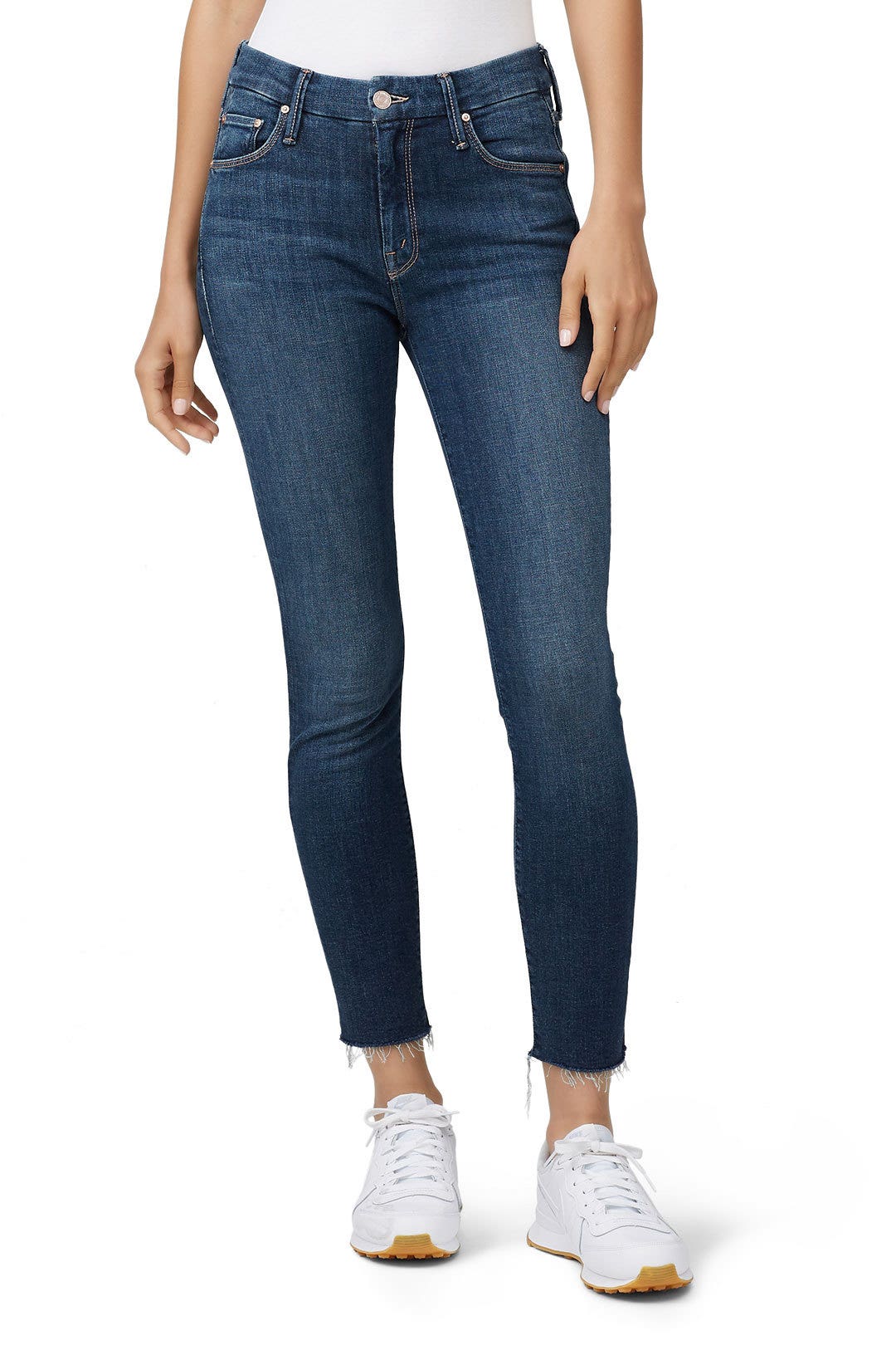 Looker Ankle Fray Skinny Jeans by MOTHER 1
