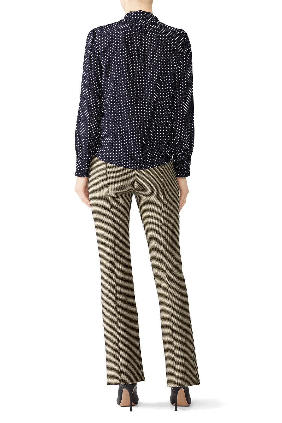 Long Sleeve Dot Print Top by Rebecca Taylor NYC 2